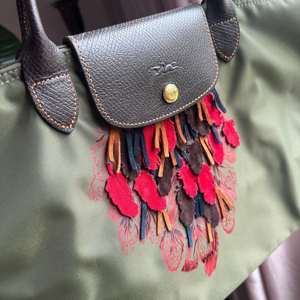 Authentic Longchamp Limited Edition Apache Tote - Picture 7 of 9